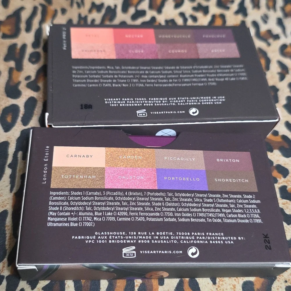 Viseart Petite PRO 2 Eyeshadow Palette - Pink and Purple Hues